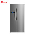 Refrigerador congelador del compresor del descongelamiento de lado a lado del hogar 602L con la pantalla LED